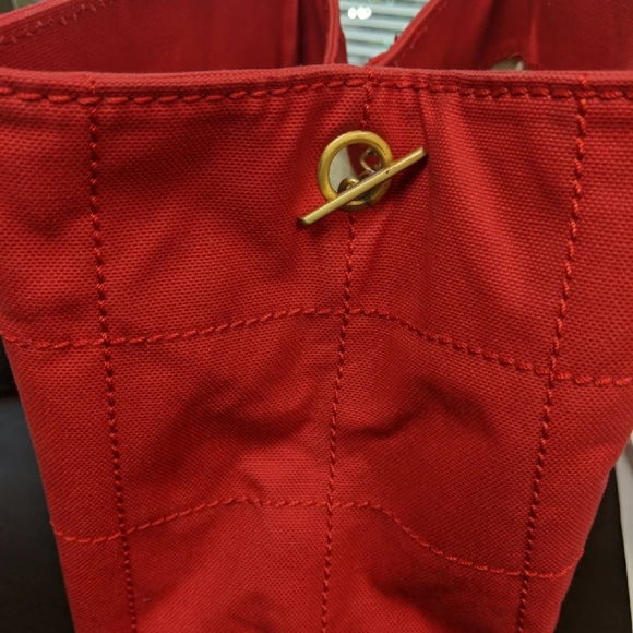 Chanel Vintage Canvas Small Tote - Picture 7 of 8